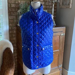 J. CREW QUILTED VEST SMALL EXCELLENT